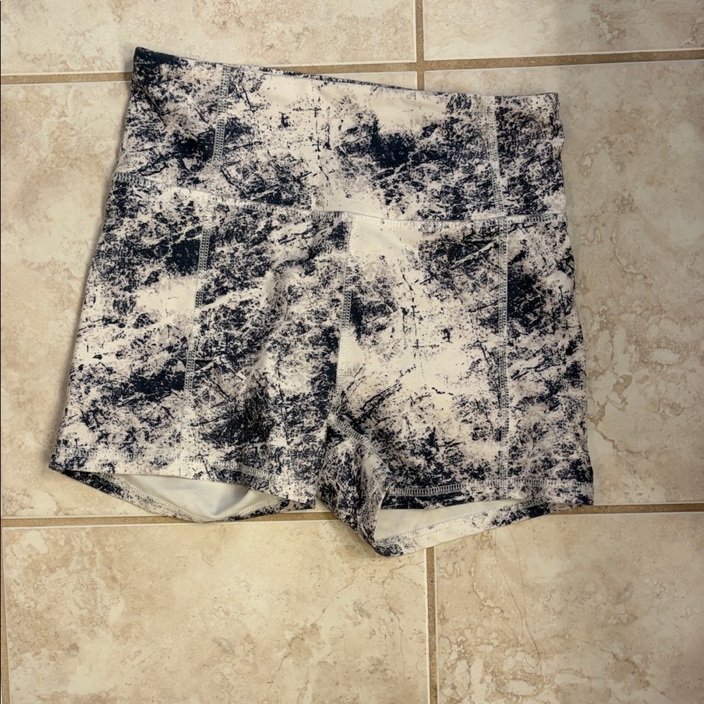 Jessica Simpson Black and White Athletic Shorts